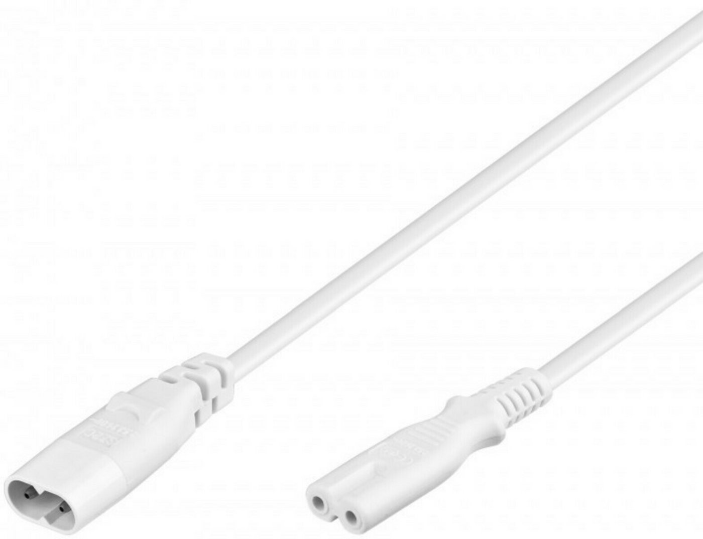 DSIT Serverschrank Stromkabel mit Gerätebuchse C8 und Gerätebuchse C7 – Weiß - 2 Meter DSIT Serverschrank Stromkabel mit Gerätebuchse C8 und Gerätebuchse C7 – Weiß - 2 Meter von DSIT
