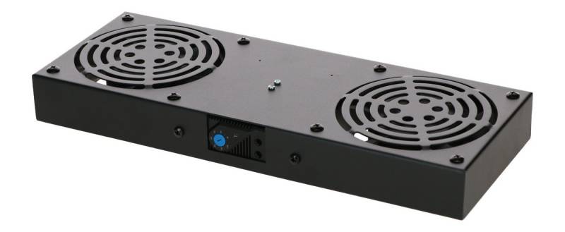 DSIT Serverschrank Ventilator mit Thermostat - Paket für Montage in einem Wandschrank von DSIT