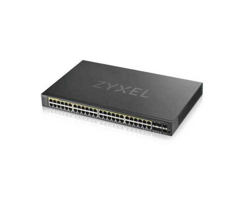 DSIT Serverschrank Zyxel 48-Ports GS1920 smart managed PoE+ Switch von DSIT