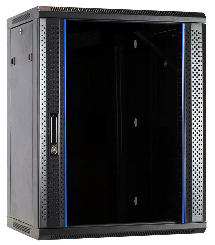 DSIT Wandgehäuse 15 HE Serverschrank, Wandgehäuse, mit Glastür (BxTxH) 600 x 450 x 770 von DSIT