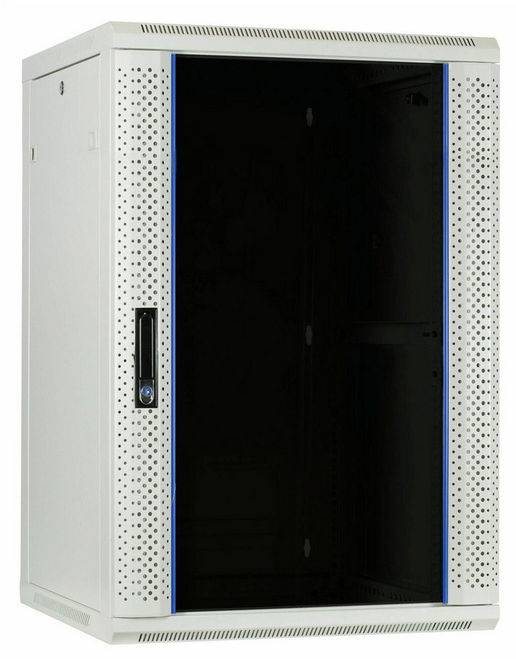 DSIT Wandgehäuse 22 HE Serverschrank, Wandgehäuse mit Glastür (BxTxH) 600 x 600 x von DSIT