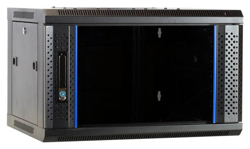DSIT Wandgehäuse 4 HE Serverschrank, Wandgehäuse, mit Glastür (BxTxH) 600 x 600 x 280mm von DSIT