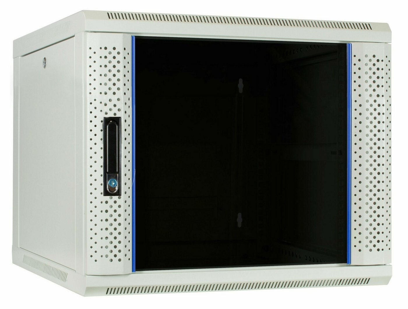 DSIT Wandgehäuse 9 HE Serverschrank, Wandgehäuse mit Glastür (BxTxH) 600 x 600 x 500mm von DSIT