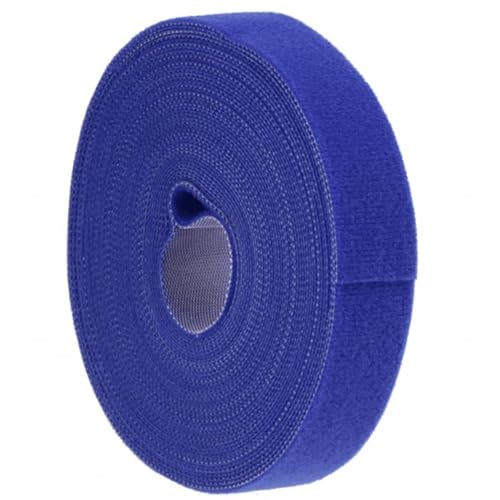 Klettverschluss - 5 Meter - 9 mm breit - Blau von DSIT