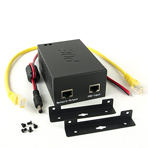 DSLRKIT 12 V 65 Watt 802.3bt Aktiver PoE-Splitter Gigabit Ultra PoE++ 4 Paar 1000 Mbp 5,5 A von DSLRKIT