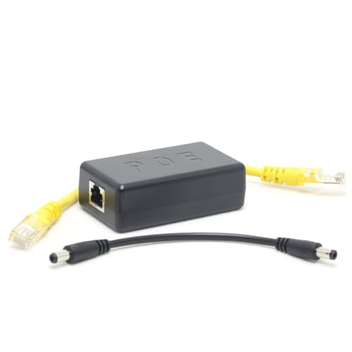 DSLRKIT 2.5G Gigabit Active PoE Splitter 12V 2A 24watt DC 5.5x2.1mm Ethernet 802.3AT von DSLRKIT