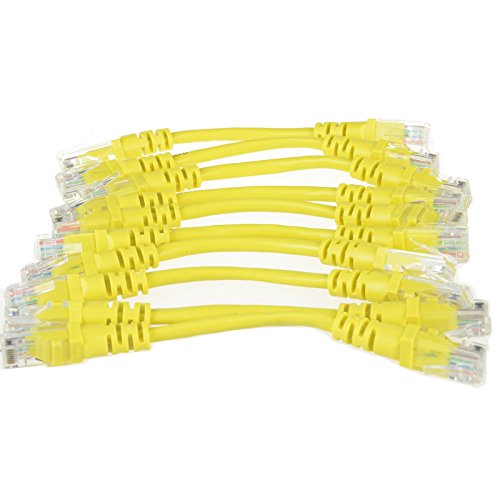 DSLRKIT 2inch 6cm 568B CAT5E UTP Ethernet RJ45 Patch Cable Network Cable (pack of 10) von DSLRKIT