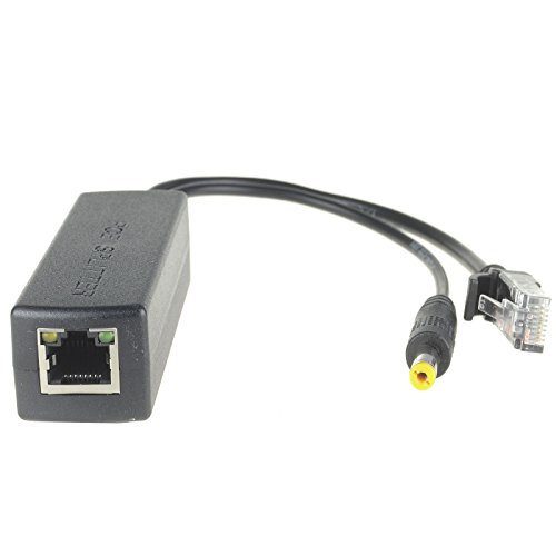 DSLRKIT Active PoE Splitter Power Over Ethernet 48V to 12V Compliant with IEEE802.3af 15.4W (Pack of 12) von DSLRKIT