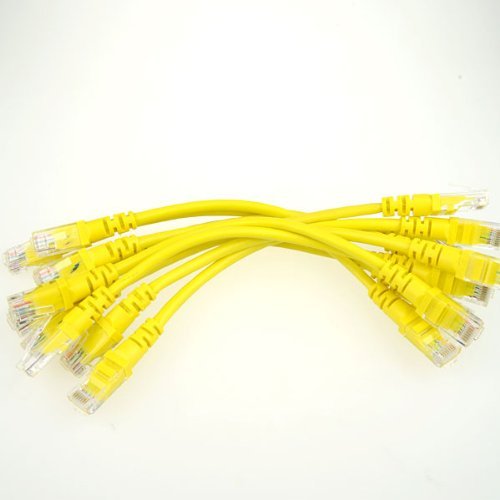 DSLRKIT Netzwerkkabel 568B CAT5E UTP Ethernet RJ45 Patchkabel Netzwerkkabel (10 Stück) von DSLRKIT