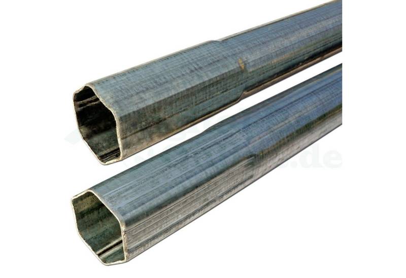 DSO Steckmast Set Stahl ø 48mm 190cm aus verzinktem Stahl mit Mastkappe SAT-Halterung von DSO