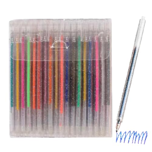 DSOPV Shimmer Marker-Set, bunte neutrale Stifte, Kunst-Gelstifte mit Glanz, mehrfarbig, für Zeichnen, Weihnachten, DIY, Handwerk und mehr (36 Farben) von DSOPV