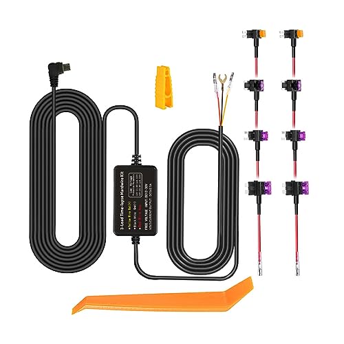 DSOUWEH Einfach zu installierendes Typ C Hardwire Kit, langlebig und tragbar, Schnelllade Typ C Hardwire Kit für DashCam, praktisch, MCIROKopf von DSOUWEH