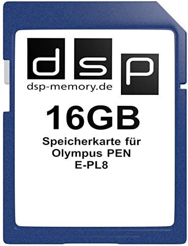 16GB Speicherkarte für Olympus Pen E-PL8 Digitalkamera von DSP Memory