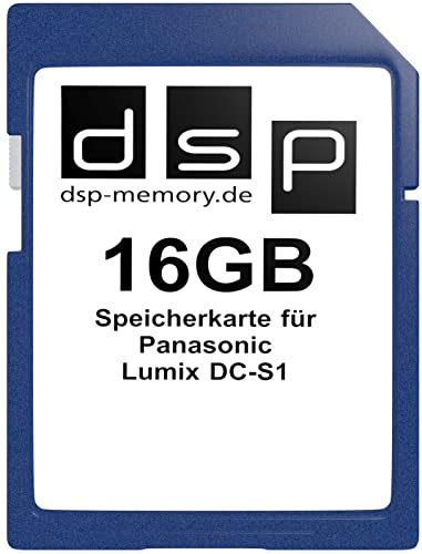 16GB Speicherkarte für Panasonic Lumix DC-S1 Digitalkamera von DSP Memory