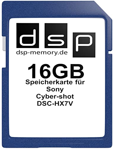 16GB Speicherkarte für Sony Cyber-Shot DSC-HX7V von DSP Memory