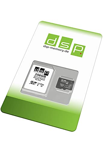 256GB microSDXC Speicherkarte (A2, V30, U3) für Xiaomi Poco X3 Pro von DSP Memory