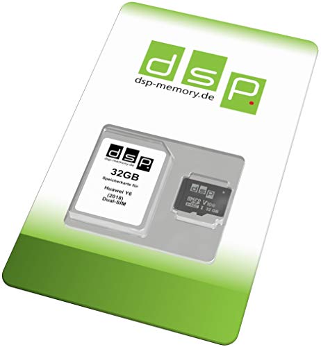 32GB Speicherkarte (Class 10) für Huawei Y6 (2018) Dual-SIM von DSP Memory