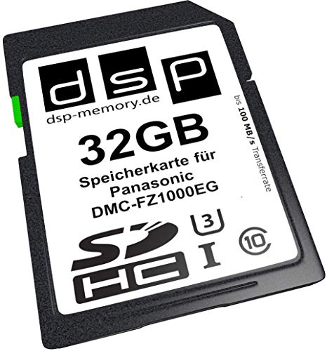 32GB Ultra Highspeed Speicherkarte für Panasonic DMC-FZ1000EG Digitalkamera von DSP Memory