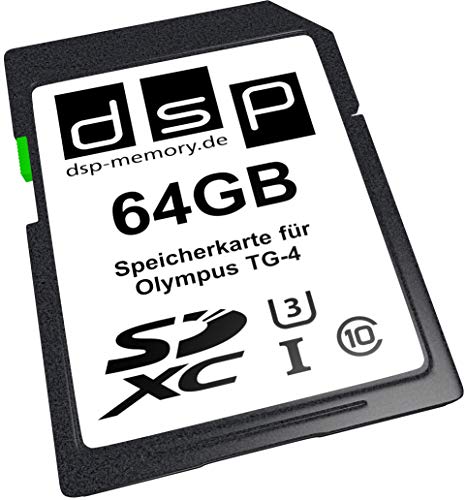 64GB Ultra Highspeed Speicherkarte für Olympus TG-4 Digitalkamera von DSP Memory
