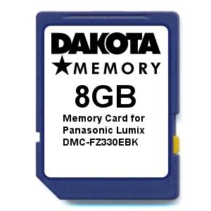 8GB Memory Card for Panasonic Lumix DMC-FZ330EBK von DSP Memory
