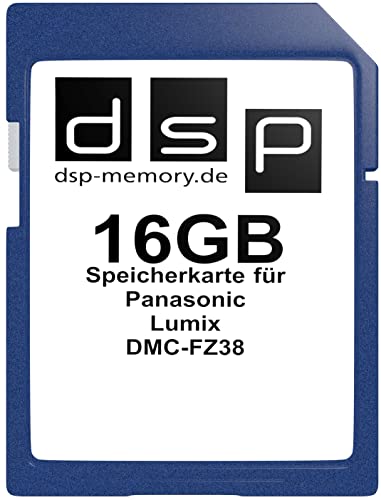 DSP Memory 16GB Speicherkarte für Panasonic Lumix DMC-FZ38 von DSP Memory