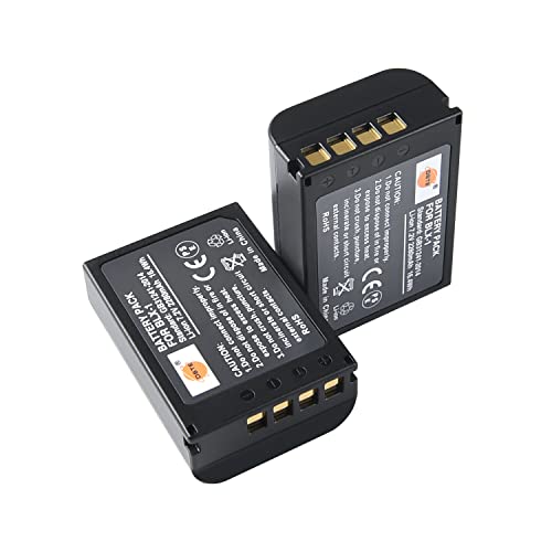(2-Pack) Full Coded BLX-1 BLX1 DSTE Ersatz Batterie Akku Kompatibel für Olympus OM-1 OM1 Micro SLR Camera OM System von DSTE DE