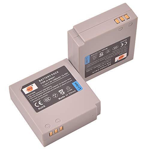 (2-Pack) IA-BP85ST DSTE Ersatz Batterie Akku Kompatibel für Samsung VP-HMX08 VP-HMX10 VP-HMX10C VP-HMX20C VP-MX10 VP-MX20 VP-MX25 HMX-H100 HMX-H104 HMX-H105 HMX-H106 SC-HMX10 SMX-F30 SMX-F33 SMX-F34 von DSTE DE