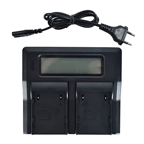 DSTE 1.5A Schnellladegerät Doppeltes Ladegerät mit LCD-Display Kompatibel für Canon BP-A30, BP-A60, BP-A90, Canon EOS C200, C200B, XF705 4K UHD, C220B, C300 Mark II PL Cinema DSTE 1.5A Schnellladegerät Doppeltes Ladegerät mit LCD-Display Kompatibel für Canon BP-A30, BP-A60, BP-A90, Canon EOS C200, C200B, XF705 4K UHD, C220B, C300 Mark II PL Cinema von DSTE DE