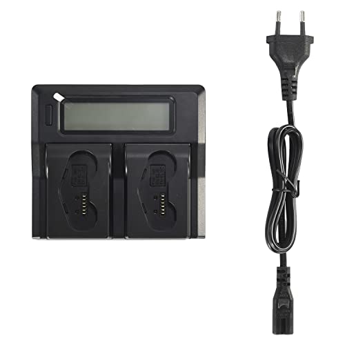 DSTE 1.5A Schnellladegerät Doppeltes Ladegerät mit LCD-Display Kompatibel für Nikon EN-EL18 EN-EL18d Z9 D4 D4S D800 D800E Kamera DSTE 1.5A Schnellladegerät Doppeltes Ladegerät mit LCD-Display Kompatibel für Nikon EN-EL18 EN-EL18d Z9 D4 D4S D800 D800E Kamera von DSTE DE