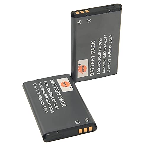 DSTE 2-Pack Ersatz Batterie Akku Kompatibel für CT-3650 Contour GPS HD 1080P ContourHD Camcorder DSTE 2-Pack Ersatz Batterie Akku Kompatibel für CT-3650 Contour GPS HD 1080P ContourHD Camcorder von DSTE DE