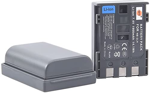DSTE 2-Pack Ersatz Batterie Akku for Canon NB-2L NB-2LH Optura 30 40 50 60 400 500 PowerShot G7 G9 S30 S40 S45 S50 S60 S70 S80 VIXIA HF R10 R100 R11 HG10 HV20 HV30 HV40 ZR100 ZR200 ZR300 Kamera DSTE 2-Pack Ersatz Batterie Akku for Canon NB-2L NB-2LH Optura 30 40 50 60 400 500 PowerShot G7 G9 S30 S40 S45 S50 S60 S70 S80 VIXIA HF R10 R100 R11 HG10 HV20 HV30 HV40 ZR100 ZR200 ZR300 Kamera von DSTE DE