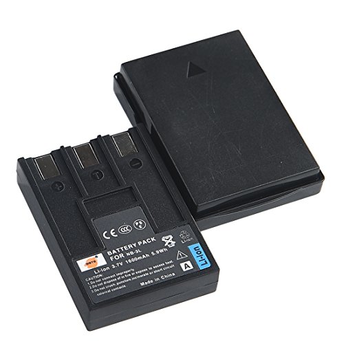 DSTE 2-Pack Ersatz Batterie Akku for Canon NB-3L PowerShot SD10 SD100 SD110 SD20 SD500 SD550 IXUS 700 750 i i5 II IIs IXY 30 30a 600 700 D30 L L2 Kamera von DSTE DE