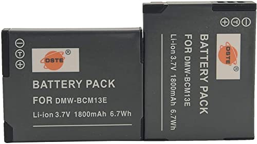 DSTE 2-Pack Ersatz Batterie Akku for Panasonic DMW-BCM13E DMW-BCM13PP Lumix DMC-TF5 DMC-TS5 DMC-TZ37 DMC-TZ40 DMC-TZ41 DMC-ZS27 DMC-ZS30 DMC-ZS35 DMC-ZS45 Kamera DSTE 2-Pack Ersatz Batterie Akku for Panasonic DMW-BCM13E DMW-BCM13PP Lumix DMC-TF5 DMC-TS5 DMC-TZ37 DMC-TZ40 DMC-TZ41 DMC-ZS27 DMC-ZS30 DMC-ZS35 DMC-ZS45 Kamera von DSTE