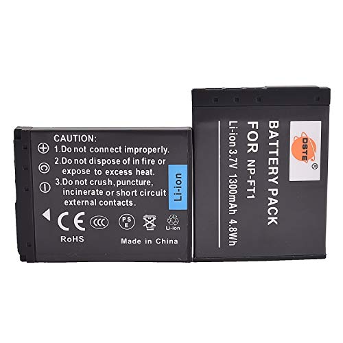 DSTE 2-Pack Ersatz Batterie Akku for Sony NP-FT1 DSC-L1 DSC-L1/B DSC-L1/L DSC-L1/LJ DSC-L1/R DSC-L1/S DSC-L1/W DSC-M1 DSC-M2 DSC-T1 DSC-T10 DSC-T10/B DSC-T10/P DSC-T10/W DSC-T11 DSC-T3 DSC-T33 DSC-T3/B DSC-T3S DSC-T5 DSC-T5/B DSC-T5/N DSC-T5/R DSC-T9 Kamera DSTE 2-Pack Ersatz Batterie Akku for Sony NP-FT1 DSC-L1 DSC-L1/B DSC-L1/L DSC-L1/LJ DSC-L1/R DSC-L1/S DSC-L1/W DSC-M1 DSC-M2 DSC-T1 DSC-T10 DSC-T10/B DSC-T10/P DSC-T10/W DSC-T11 DSC-T3 DSC-T33 DSC-T3/B DSC-T3S DSC-T5 DSC-T5/B DSC-T5/N DSC-T5/R DSC-T9 Kamera von DSTE DE