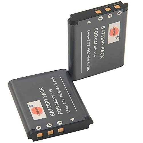 DSTE 2-Pack Ersatz Batterie Akku kompatibel mit Casio NP-110 Exilim EX-Z3000 EX-Z3000RD EX-Z3000SR EX-ZR10 EX-ZR15 EX-ZR20WH Exilim Zoom EX-Z2000 EX-Z2000BK EX-Z2000RD EX-Z2000SR EX-Z2000VT Kamera DSTE 2-Pack Ersatz Batterie Akku kompatibel mit Casio NP-110 Exilim EX-Z3000 EX-Z3000RD EX-Z3000SR EX-ZR10 EX-ZR15 EX-ZR20WH Exilim Zoom EX-Z2000 EX-Z2000BK EX-Z2000RD EX-Z2000SR EX-Z2000VT Kamera von DSTE DE