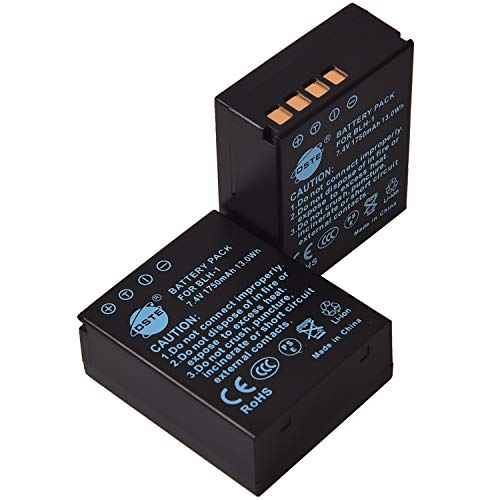 DSTE 2-Pack Ersatz Batterie Akku kompatibel mit Olympus BLH-1 BLH1 EM1 E-M1 Mark II E-M1-2 OM-D E-M10 Mark IV Digitale SLR Kameras DSTE 2-Pack Ersatz Batterie Akku kompatibel mit Olympus BLH-1 BLH1 EM1 E-M1 Mark II E-M1-2 OM-D E-M10 Mark IV Digitale SLR Kameras von DSTE DE