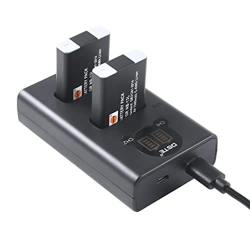 DSTE 2X NB-13L Ersatz Batterie + Dual USB-Ladegerät mit LCD-Display Kompatibel mit Canon PowerShot SX620,SX720,SX730,SX740,G1 X Mark III DSTE 2X NB-13L Ersatz Batterie + Dual USB-Ladegerät mit LCD-Display Kompatibel mit Canon PowerShot SX620,SX720,SX730,SX740,G1 X Mark III von DSTE DE