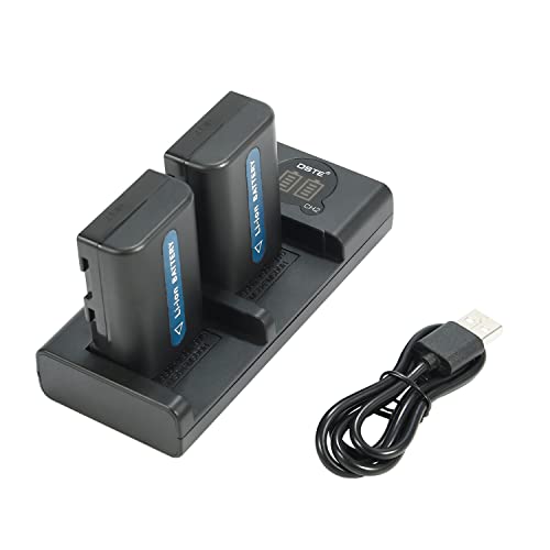 DSTE 2X NP-FM50 Ersatz Batterie + Dual USB-Ladegerät mit LCD-Display Kompatibel mit Sony NP-FM30 NP-FM51 CCD-TR108 CCD-TR208 CCD-TR408 CCD-TR748 CCD-TRV106 CCD-TRV107 DSTE 2X NP-FM50 Ersatz Batterie + Dual USB-Ladegerät mit LCD-Display Kompatibel mit Sony NP-FM30 NP-FM51 CCD-TR108 CCD-TR208 CCD-TR408 CCD-TR748 CCD-TRV106 CCD-TRV107 von DSTE DE