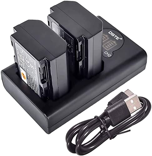 DSTE 2X NP-FZ100 Ersatz Batterie + Duales USB-Ladegerät mit LCD-Display Kompatibel mit FZ100 and Sony FX30, α1, A6700, A7R3, A7R III DSTE 2X NP-FZ100 Ersatz Batterie + Duales USB-Ladegerät mit LCD-Display Kompatibel mit FZ100 and Sony FX30, α1, A6700, A7R3, A7R III von DSTE DE