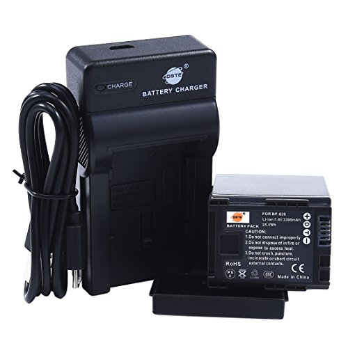 DSTE BP-828 Li-Ionen Batterie und Micro USB Ladegerät Anzug kompatibel mit Canon VIXIA HFS10 HFS200 HF11 HF20 HF21 HF200 HG20 HG21 HFG10 HFG20 HFG30 HFM30 HFM31 HFM32 HFM300 HFM301 Kamera DSTE BP-828 Li-Ionen Batterie und Micro USB Ladegerät Anzug kompatibel mit Canon VIXIA HFS10 HFS200 HF11 HF20 HF21 HF200 HG20 HG21 HFG10 HFG20 HFG30 HFM30 HFM31 HFM32 HFM300 HFM301 Kamera von DSTE DE