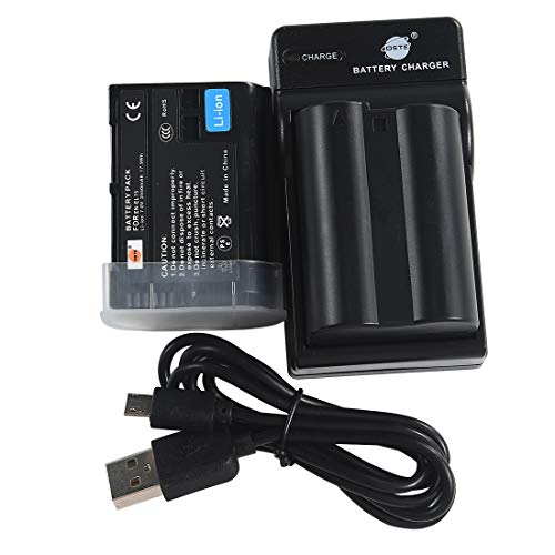 DSTE EN-EL15 Li-Ionen Batterie (2-Pack) und Micro USB Ladegerät Anzug Kompatibel für Nikon D500 D600 D610 D750 D800 D800E D810A D850 D7000 D7100 D7200 von DSTE DE