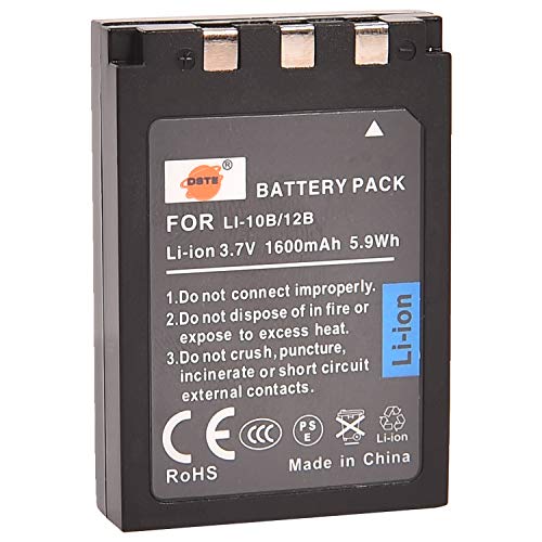 DSTE Ersatz Batterie Akku kompatibel mit Olympus LI-10B LI-12B C-50 C-60 C-70 C-5000 C-7000 D-590 X-1 X-2 X-3 X-500 FE-200 IR-500 Stylus 300 400 410 500 600 800 810 1000 Kamera DSTE Ersatz Batterie Akku kompatibel mit Olympus LI-10B LI-12B C-50 C-60 C-70 C-5000 C-7000 D-590 X-1 X-2 X-3 X-500 FE-200 IR-500 Stylus 300 400 410 500 600 800 810 1000 Kamera von DSTE DE
