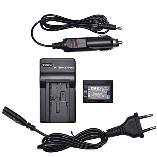 DSTE Ersatz Batterie und DC131E Reise Ladegerät Kompatibel mit Canon BP-727 BP-727F LEGRIA HF M50 M52 M56 M60 M500 M506 R306 R406 R506 R600 R606 R706 R800 R806 SLR Kamera als Canon BP-718 DSTE Ersatz Batterie und DC131E Reise Ladegerät Kompatibel mit Canon BP-727 BP-727F LEGRIA HF M50 M52 M56 M60 M500 M506 R306 R406 R506 R600 R606 R706 R800 R806 SLR Kamera als Canon BP-718 von DSTE DE