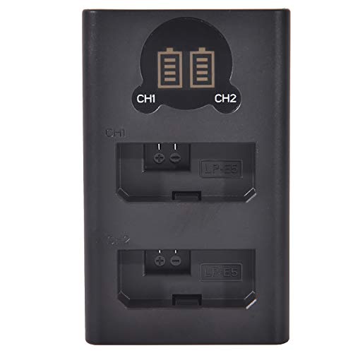 DSTE LC-E5 LC-E5E Dual USB Ladegerät mit LCD-Display Kompatibel für Canon LP-E5 Akku - Versorgung über USB-Kabel vom Typ C zum USB-A 2.0-Stecker DSTE LC-E5 LC-E5E Dual USB Ladegerät mit LCD-Display Kompatibel für Canon LP-E5 Akku - Versorgung über USB-Kabel vom Typ C zum USB-A 2.0-Stecker von DSTE DE