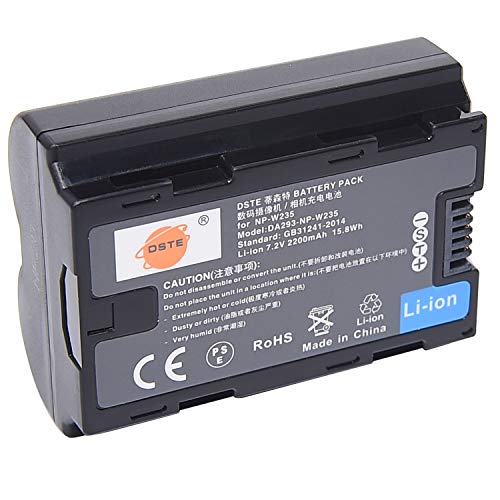 DSTE Li-Ion Batterie Kompatibel für Fuji NP-W235 XT4 X-H2 X-H2S Digitalkamera von DSTE DE
