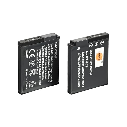 DSTE NP-70S(3.7V/600mAh) Li-Ionen Akku Kompatibel für Fujifilm Mini 99 Instant Film Camera von DSTE DE