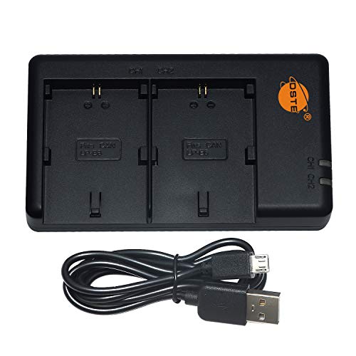 DSTE USB Dual Akkuladegerät Kompatibel mit Canon LP-E6,LP-E6N Batterie als LC-E6E - Versorgung über Micro-USB zu USB-A 2.0-Ladekabel DSTE USB Dual Akkuladegerät Kompatibel mit Canon LP-E6,LP-E6N Batterie als LC-E6E - Versorgung über Micro-USB zu USB-A 2.0-Ladekabel von DSTE DE