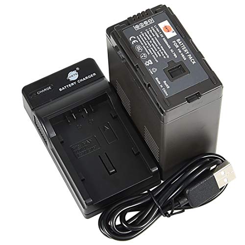 DSTE VW-VBG6 Li-Ionen Batterie und Micro USB Ladegerät Anzug kompatibel mit Panasonic NV-GS90,NV-GS98,PV-GS90,PV-GS500,SDR-H90,SDR-H258,AG-AC7,AG-AC130A,AG-AC160A,AG-AF100,HDC-HMC40 DSTE VW-VBG6 Li-Ionen Batterie und Micro USB Ladegerät Anzug kompatibel mit Panasonic NV-GS90,NV-GS98,PV-GS90,PV-GS500,SDR-H90,SDR-H258,AG-AC7,AG-AC130A,AG-AC160A,AG-AF100,HDC-HMC40 von DSTE DE