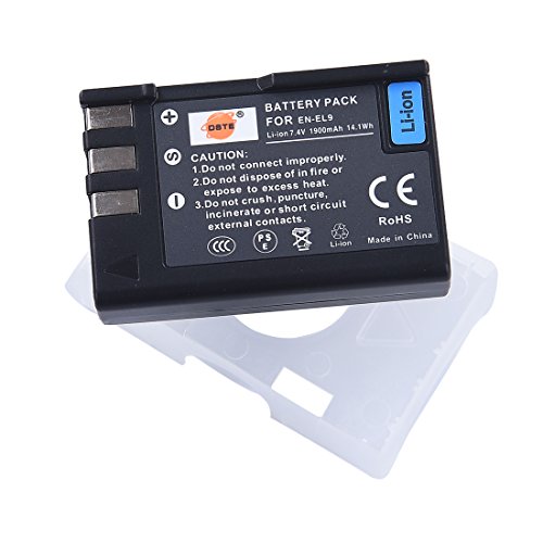 EN-EL9 DSTE Ersatz Batterie Akku Kompatibel für Nikon ENEL9 EN-EL9A und Nikon D40 D40x D60 D3000 D5000 Digital Kamera EN-EL9 DSTE Ersatz Batterie Akku Kompatibel für Nikon ENEL9 EN-EL9A und Nikon D40 D40x D60 D3000 D5000 Digital Kamera von DSTE DE