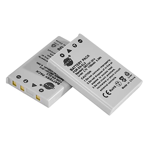 DSTE 2-Pack EN-EL5 ENEL5 Ersatz Batterie Akku Kompatibel mit Nikon Coolpix P80, P90, P100, P500, P510, P520, P530, P5100, P6000 von DSTE Electron
